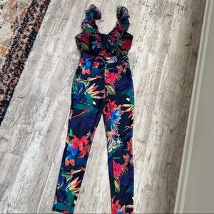 Fashion Nova • Tropical Print Jumpsuit
